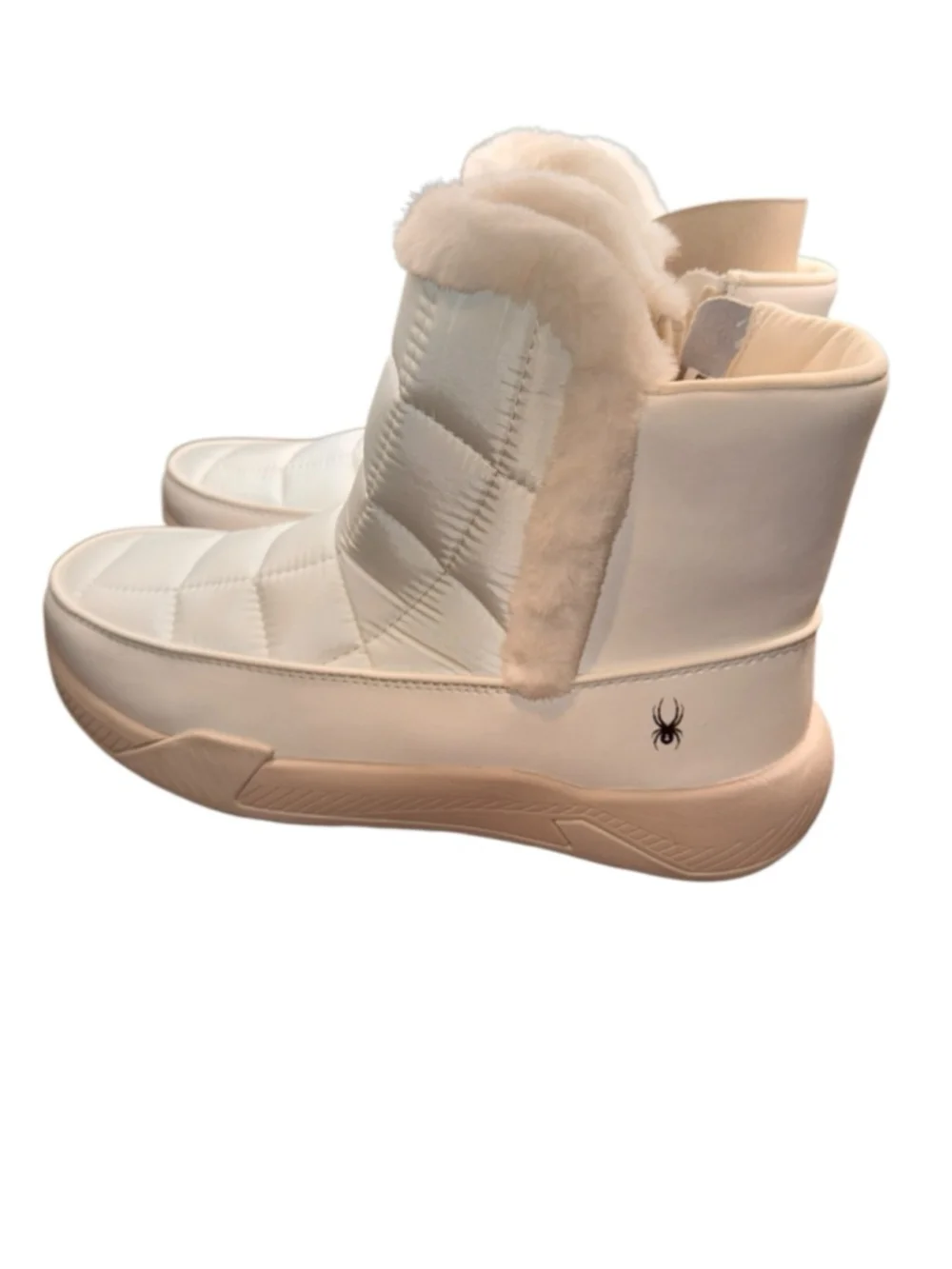Women's Spyder Lumi Winter Boots 8.5 White Beige